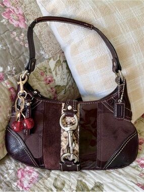 Coach 00’s mini patchwork hamptons bag